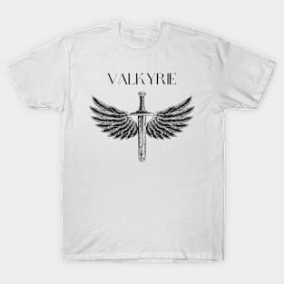 Valkyrie Wings and Sword T-Shirt